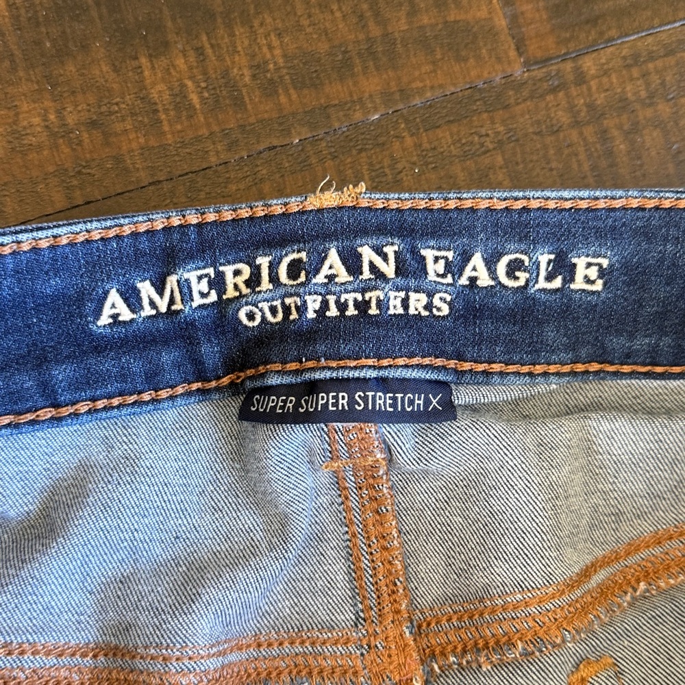 American Eagle Outfitters Blue Denim Jeans - Picture 2 of 5